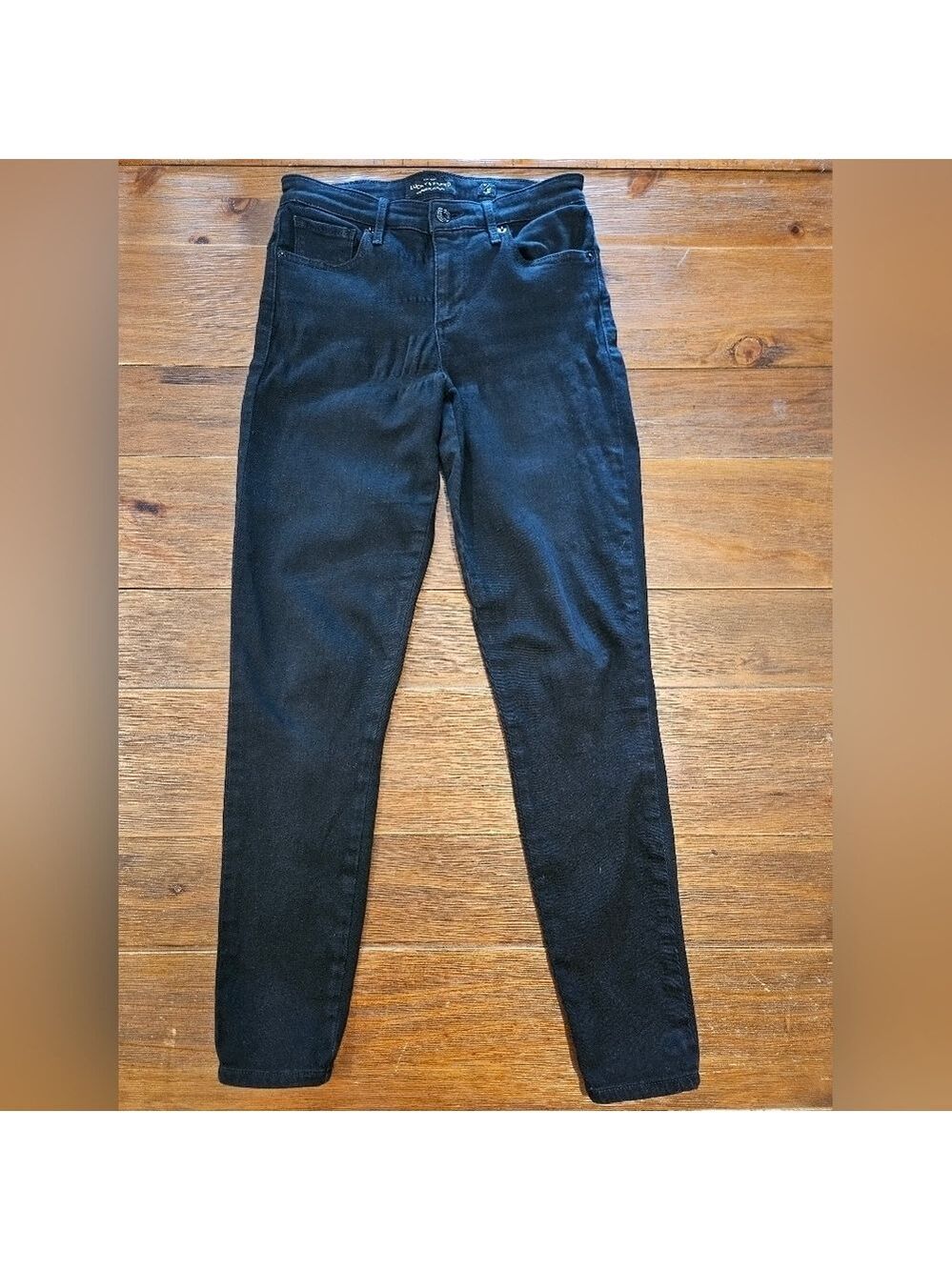 LUCKY BRAND WOMEN'S BLACK WINDMILL AVA SKINNY STRETCHY JEANS SIZE 4 WAIST 27